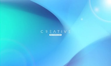 Soyut sıvı gradyan arkaplan. Sıvı renk karışımı. Mavi ve Yeşil Renk karışımı. Reklamlarınız için Modern Tasarım Şablonu, Banner, Poster, Kapak, Web, Broşür ve Broşür. Vektör Eps 10