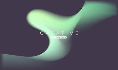 Soyut sıvı gradyan arkaplan. Sıvı renk karışımı. Yeşil ve koyu renk karışımı. Reklamınız için Modern Tasarım Şablonu, Poster, Kapak, Web sayfası, Broşür ve Broşür. Vektör Eps 10