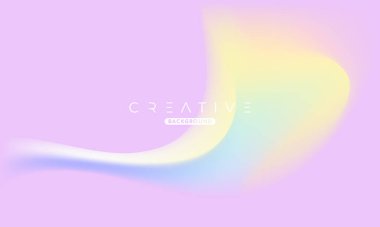 Soyut sıvı gradyan arkaplan. Sıvı renk karışımı. Mor pastel renk karışımı. Reklamınız için Modern Tasarım Şablonu, Poster, Kapak, Web sayfası, Broşür ve Broşür. Vektör Eps 10