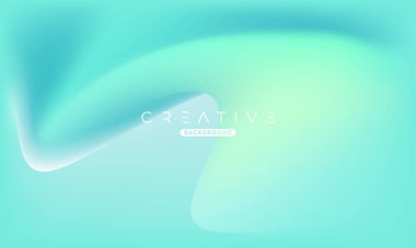 Soyut sıvı gradyan arkaplan. Sıvı renk karışımı. Mavi ve yeşil renkli harmanlanmış. Reklamınız için Modern Tasarım Şablonu, Poster, Kapak, Web sayfası, Broşür ve Broşür. Vektör Eps 10