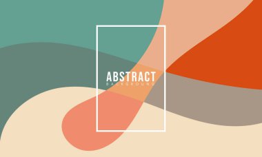 Renkli 70 'lerin Soyut Akışkan ve Geometrik Arkaplanı Memphis Stili Satış Bayrağı Pazarlamanız İçin. Vektör Eps 10