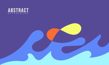 Satış Sanatı, Poster, Kapak, Sayfa ve Daha Fazla İçin Renkli Soyut Akışkan ve Geometrik Arkaplan. Vektör Eps 10