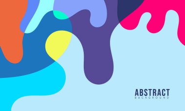 Satış Sanatı, Poster, Kapak, Sayfa ve Daha Fazla İçin Renkli Soyut Akışkan ve Geometrik Arkaplan. Vektör Eps 10