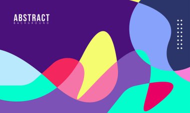 Satış Sanatı, Poster, Kapak, Sayfa ve Daha Fazla İçin Renkli Soyut Akışkan ve Geometrik Arkaplan. Vektör Eps 10