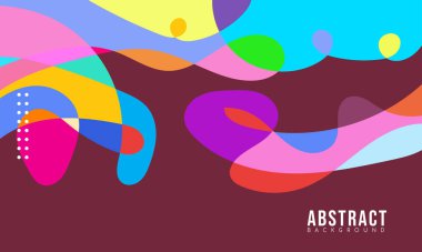 Satış Sanatı, Poster, Kapak, Sayfa ve Daha Fazla İçin Renkli Soyut Akışkan ve Geometrik Arkaplan. Vektör Eps 10