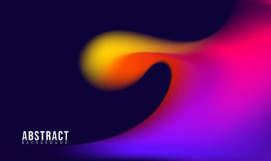 Satılık Bayrak Pazarlama, Poster, Kapak, Sayfa ve Daha Fazla İçin Kırmızı, Sarı ve Mavi Renkli Akışkan Soyut Arkaplan. Vektör Eps 10