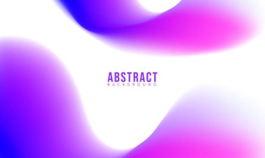 Satılık Bayrak Pazarlama, Poster, Kapak, Sayfa ve Daha Fazla İçin Mor ve Mavi Gradyan Örgü Renkli Akışkan Özgeçmişi. Vektör Eps 10