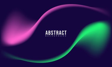 Satılık Bayrak Pazarlama, Poster, Kapak, Sayfa ve Daha Fazla İçin Pembe ve Yeşil Gradyan Örgü Renkli Akışkan Arkaplan Vektör Eps 10