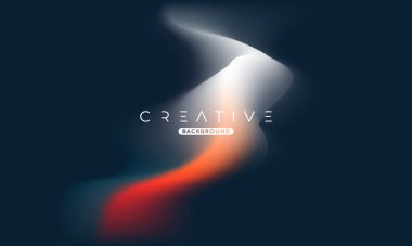 Soyut sıvı gradyan arkaplan. Sıvı renk karışımı. Turuncu ve siyah canlı renk karışımı. Reklamınız için Modern Tasarım Şablonu, Poster, Kapak, Web sayfası, Broşür ve Broşür. Vektör Eps 10