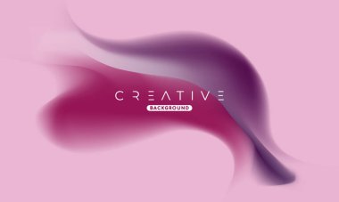 Soyut sıvı gradyan arkaplan. Sıvı renk karışımı. Mor canlı renk karışımı. Reklamınız için Modern Tasarım Şablonu, Poster, Kapak, Web sayfası, Broşür ve Broşür. Vektör Eps 10