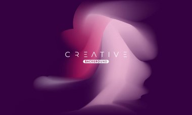 Soyut sıvı gradyan arkaplan. Sıvı renk karışımı. Mor ve siyah renkli harmanlanmış. Reklamınız için Modern Tasarım Şablonu, Poster, Kapak, Web sayfası, Broşür ve Broşür. Vektör Eps 10