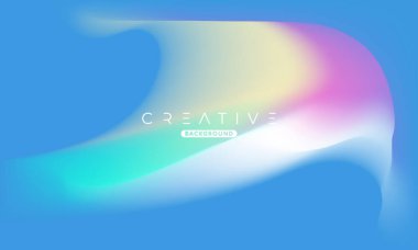 Soyut sıvı gradyan arkaplan. Sıvı renk karışımı. Mavi canlı renk karışımı. Reklamınız için Modern Tasarım Şablonu, Poster, Kapak, Web sayfası, Broşür ve Broşür. Vektör Eps 10