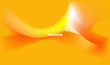 Soyut sıvı gradyan arkaplan. Sıvı renk karışımı. Turuncu canlı renk karışımı. Reklamınız için Modern Tasarım Şablonu, Poster, Kapak, Web sayfası, Broşür ve Broşür. Vektör Eps 10