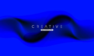 Soyut sıvı gradyan arkaplan. Sıvı renk karışımı. Mavi renk karışımı. Reklamlarınız için Modern Tasarım Şablonu, Banner, Poster, Kapak, Web Sitesi, Broşür ve Broşür. Vektör Eps 10