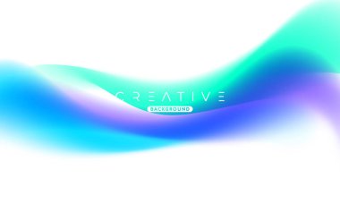 Soyut sıvı gradyan arkaplan. Sıvı renk karışımı. Mavi ve Turuncu renk karışımı. Reklamlarınız için Modern Tasarım Şablonu, Banner, Poster, Kapak, Web Sitesi, Broşür ve Broşür. Vektör Eps 10