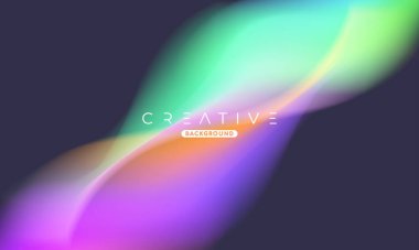 Soyut sıvı gradyan arkaplan. Sıvı renk karışımı. Mavi ve Turuncu renk karışımı. Reklamlarınız için Modern Tasarım Şablonu, Banner, Poster, Kapak, Web Sitesi, Broşür ve Broşür. Vektör Eps 10