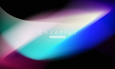 Soyut sıvı gradyan arkaplan. Sıvı renk karışımı. Mavi ve Turuncu renk karışımı. Reklamlarınız için Modern Tasarım Şablonu, Banner, Poster, Kapak, Web Sitesi, Broşür ve Broşür. Vektör Eps 10