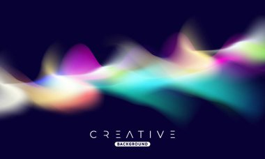 Soyut sıvı gradyan arkaplan. Sıvı renk karışımı. Mavi ve Turuncu renk karışımı. Reklamlarınız için Modern Tasarım Şablonu, Banner, Poster, Kapak, Web Sitesi, Broşür ve Broşür. Vektör Eps 10