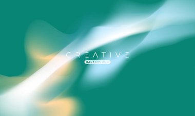 Soyut sıvı gradyan arkaplan. Sıvı renk karışımı. Mavi ve Turuncu renk karışımı. Reklamlarınız için Modern Tasarım Şablonu, Banner, Poster, Kapak, Web Sitesi, Broşür ve Broşür. Vektör Eps 10