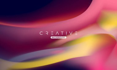 Soyut sıvı gradyan arkaplan. Sıvı renk karışımı. Mavi ve Turuncu renk karışımı. Reklamlarınız için Modern Tasarım Şablonu, Banner, Poster, Kapak, Web Sitesi, Broşür ve Broşür. Vektör Eps 10