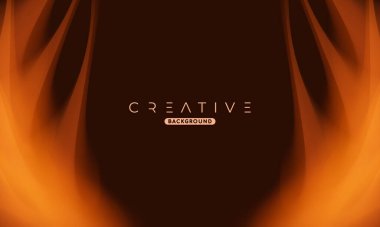 Soyut sıvı gradyan arkaplan. Sıvı renk karışımı. Mavi ve Turuncu renk karışımı. Reklamlarınız için Modern Tasarım Şablonu, Banner, Poster, Kapak, Web Sitesi, Broşür ve Broşür. Vektör Eps 10