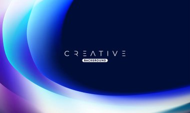 Soyut sıvı gradyan arkaplan. Sıvı renk karışımı. Mavi ve Turuncu renk karışımı. Reklamlarınız için Modern Tasarım Şablonu, Banner, Poster, Kapak, Web Sitesi, Broşür ve Broşür. Vektör Eps 10