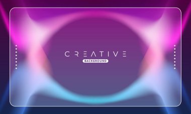 Soyut sıvı gradyan arkaplan. Sıvı renk karışımı. Mavi ve Turuncu renk karışımı. Reklamlarınız için Modern Tasarım Şablonu, Banner, Poster, Kapak, Web Sitesi, Broşür ve Broşür. Vektör Eps 10