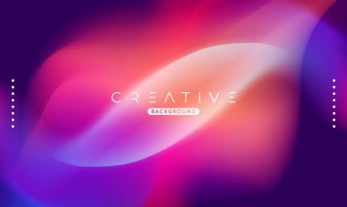 Soyut sıvı gradyan arkaplan. Sıvı renk karışımı. Mavi ve Turuncu renk karışımı. Reklamlarınız için Modern Tasarım Şablonu, Banner, Poster, Kapak, Web Sitesi, Broşür ve Broşür. Vektör Eps 10