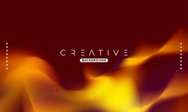 Soyut sıvı gradyan arkaplan. Sıvı renk karışımı. Mavi ve Turuncu renk karışımı. Reklamlarınız için Modern Tasarım Şablonu, Banner, Poster, Kapak, Web Sitesi, Broşür ve Broşür. Vektör Eps 10