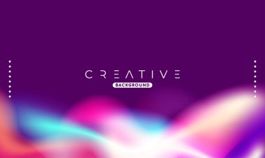 Soyut sıvı gradyan arkaplan. Sıvı renk karışımı. Mavi ve Turuncu renk karışımı. Reklamlarınız için Modern Tasarım Şablonu, Banner, Poster, Kapak, Web Sitesi, Broşür ve Broşür. Vektör Eps 10