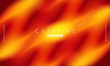 Soyut sıvı gradyan arkaplan. Sıvı renk karışımı. Mavi ve Turuncu renk karışımı. Reklamlarınız için Modern Tasarım Şablonu, Banner, Poster, Kapak, Web Sitesi, Broşür ve Broşür. Vektör Eps 10