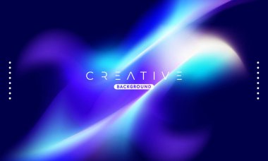 Soyut sıvı gradyan arkaplan. Sıvı renk karışımı. Mavi ve Turuncu renk karışımı. Reklamlarınız için Modern Tasarım Şablonu, Banner, Poster, Kapak, Web Sitesi, Broşür ve Broşür. Vektör Eps 10