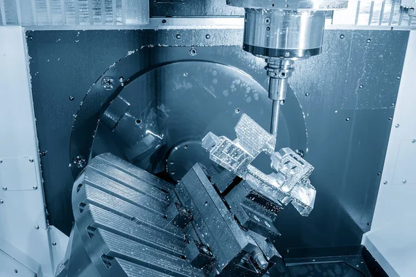 Axis Machining Center Cutting Aerospace Parts Solid Ball End Mill — Fotografia de Stock