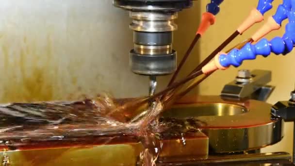 Outil Forage Processus Fabrication Trous Sur Fraiseuse Cnc Processus Fabrication — Video