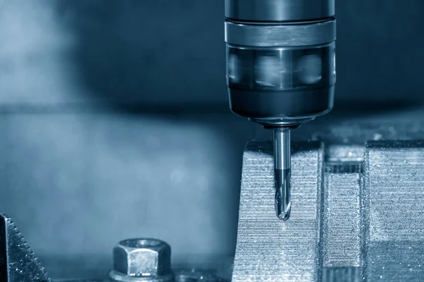 Cnc Değirmen Makinesi Enjeksiyon Kalıbını Top Değirmeniyle Kesiyor Kalıplar Sert — Stok fotoğraf