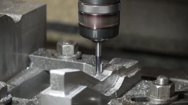 Cnc Milling Machine Cutting Injection Mold Part Ball End Mill — Video