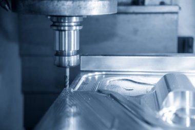 CNC değirmen makinesinin matbaayı kesme kısmı, sağlam bir boğa değirmeni aleti ve G-code veri arkaplanı sayesinde öldü. Kalıplar, sert top değirmeni ile makine merkeziyle kesme işlemi yapıyor.