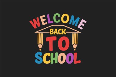 Welcome back to school t shirt design