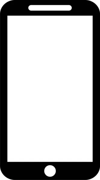 Піктограма Вектора Мобільного Телефону Концепція Язку Підтримки Контактних Даних — стоковий вектор