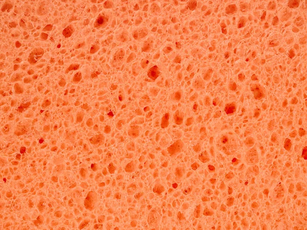 Detailed Texture Wash Sponge Orange Abstract Background — Stock Photo, Image