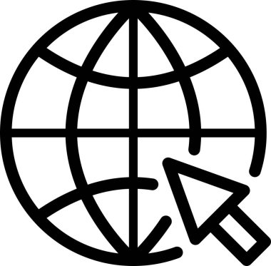 İmleç sembollü Web simgesine git