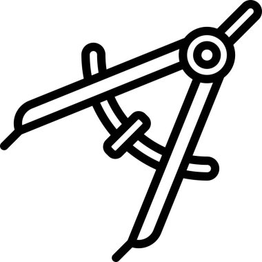 Tasarımınız için düzenlenebilir bir özet çizmek için doğrusal simge pusulası