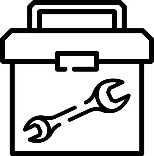 Icono Línea Del Conjunto Herramientas Como Esquema Editable Para Diseño — Vector de stock
