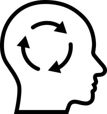 Adaptasyon doğrusal simgesi uyarlanabilir yaşam kavramı olarak