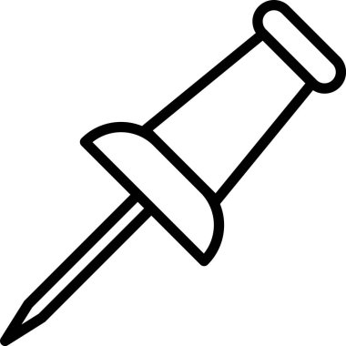 Web sayfası için şablon olarak Pushpin simgesi