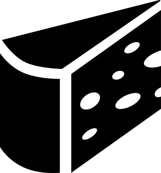 Плоская Икона Сыра — стоковый вектор