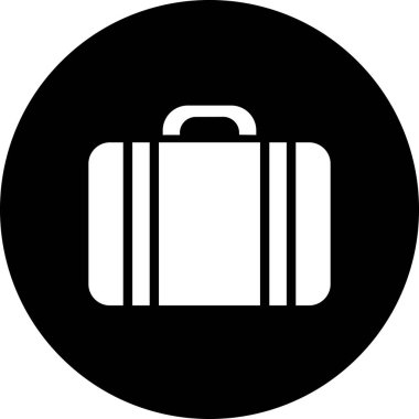 Web sayfası tasarımı için seyahat çantası simgesi