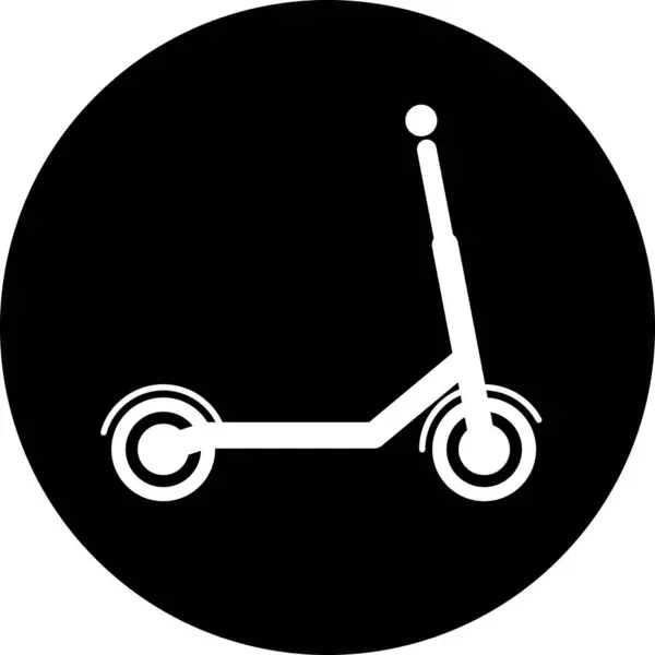 Scooter Icon Sign Web Page Design Sity Ecology Transport Lifestyle — 图库矢量图片