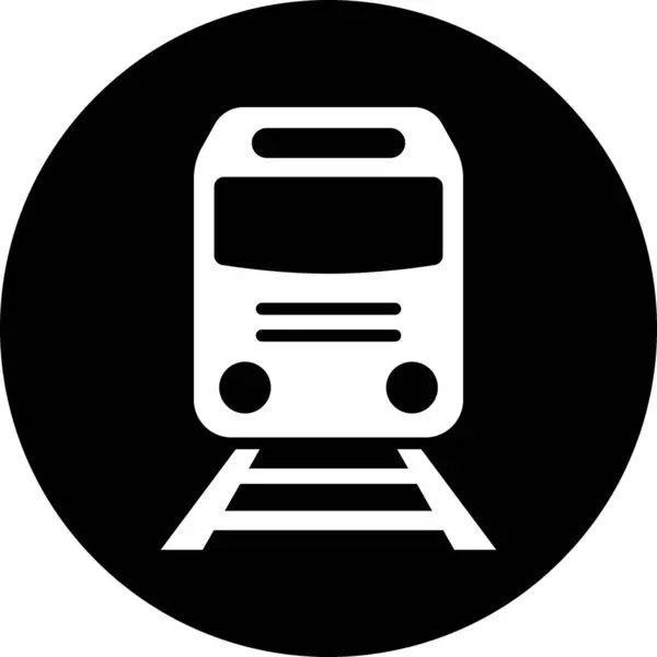 Train Icon Sign Web Page Design Passenger Transportation Transport — Image vectorielle