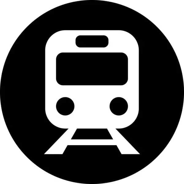 Tram Icon Sign Sity Passenger Transport — Διανυσματικό Αρχείο